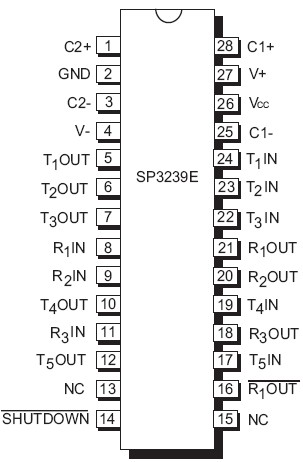 SP3239E 功能框图