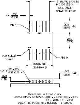 SW-231-PIN 功能框图