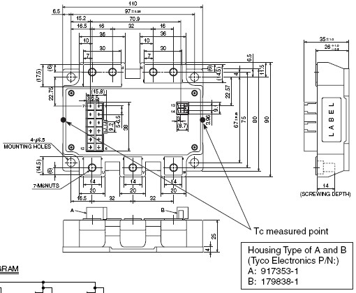 FM400TU-3A 外观尺寸图