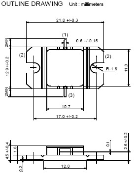 MGFC36V3742A 外观尺寸图