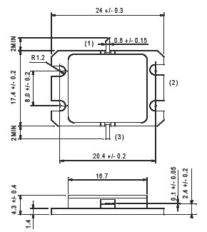 MGFC42V6472A 外观尺寸图