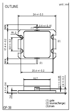 MGFC45V3436A 外观尺寸图