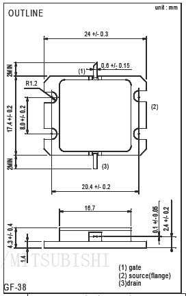 MGFC45V3642A 外观尺寸图