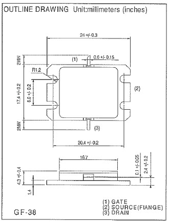 MGFC45V5867 外观尺寸图