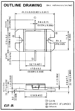 MGFX39V0717 外观尺寸图