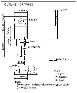 RD16HHF1 外观尺寸图