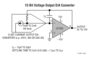 LT1022 典型应用