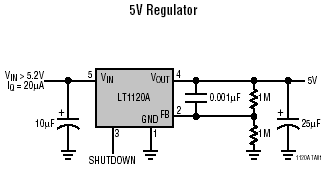 LT1120A 典型应用
