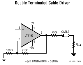 LT1192 典型应用
