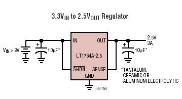 LT1764A 典型应用