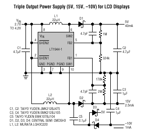 LT1944-1 典型应用