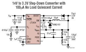 LT3434 典型应用