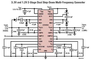 LT3692A 典型应用