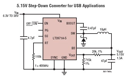 LT3971A 典型应用