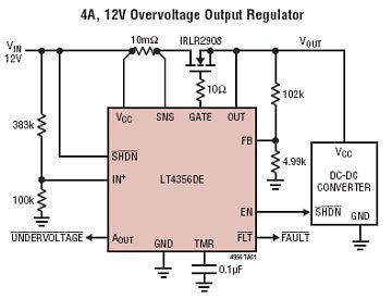 LT4356-1 典型应用