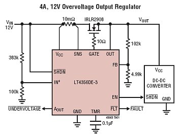 LT4356-3 典型应用