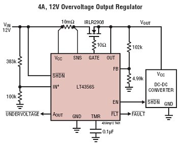 LT4356MP 典型应用