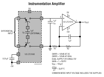 LTC1043 典型应用