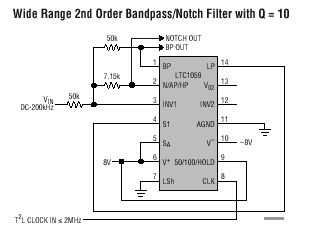 LTC1059 典型应用
