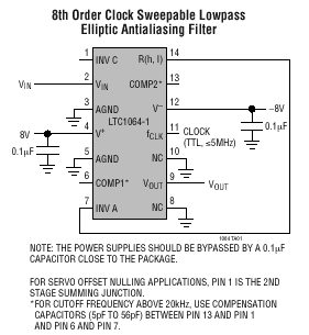 LTC1064-1 典型应用