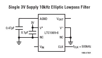 LTC1069-6 典型应用
