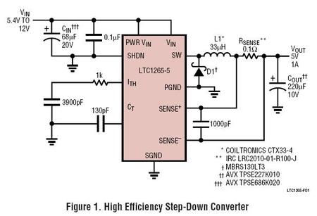 LTC1265 典型应用