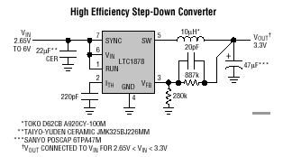 LTC1878 典型应用