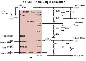 LTC3100 典型应用