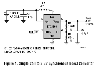 LTC3400B 典型应用