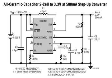 LTC3401 典型应用