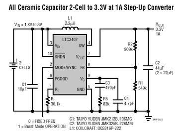 LTC3402 典型应用