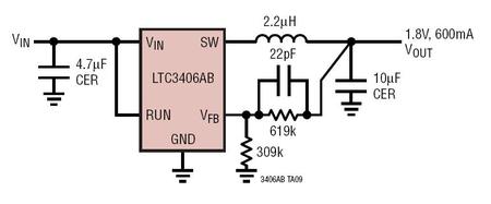 LTC3406AB 典型应用