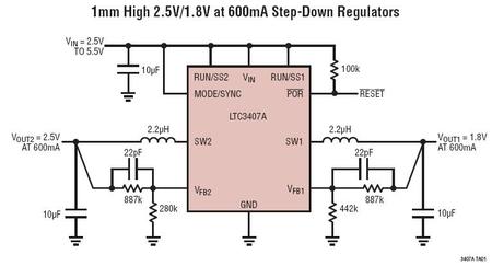 LTC3407A 典型应用