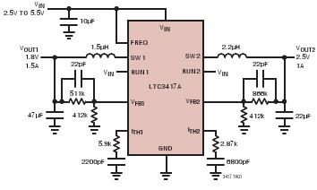 LTC3417A 典型应用