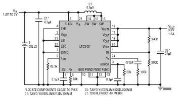 LTC3421 典型应用