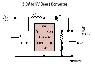 LTC3426 典型应用