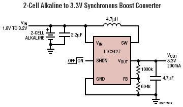 LTC3427 典型应用