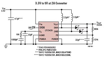 LTC3428 典型应用