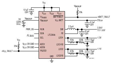 LTC3445 典型应用