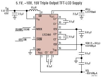 LTC3450 典型应用