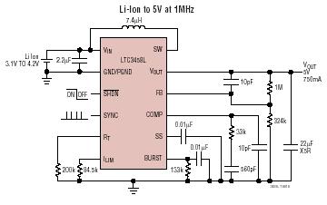 LTC3458L 典型应用