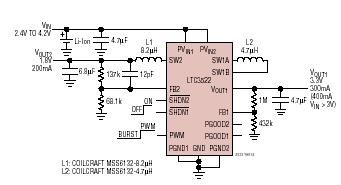 LTC3522 典型应用