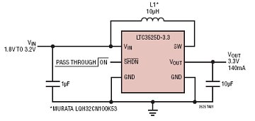 LTC3525D-3.3 典型应用
