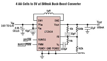 LTC3534 典型应用