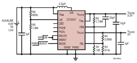 LTC3537 典型应用