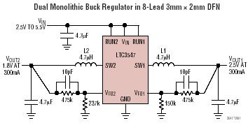 LTC3547 典型应用