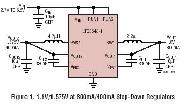 LTC3548-1 典型应用
