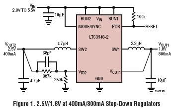 LTC3548-2 典型应用