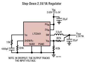 LTC3561 典型应用