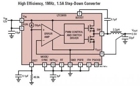 LTC3600 典型应用